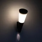 Светильник уличный ERAFS012-09 на солнечной батарее настенный Факел RGB 1 LED