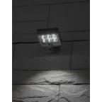 Прожектор с датчиком движения c выносной солнечной батареей, 6LED,150lm ERAFS024-07