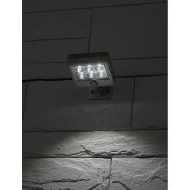 Прожектор с датчиком движения c выносной солнечной батареей, 6LED,150lm ERAFS024-07