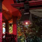 Подвесной светильник с лазерной проекцией красные точки,на солн. бат.,3LED,3 lm ERAFS024-06