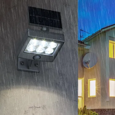 Прожектор с датчиком движения, на солнечной батарее, 6LED, 150 lm ERAFS048-08