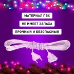 Удлинитель для гирлянд, ENIN-3U 220V, IP20, 3м (500/6000)