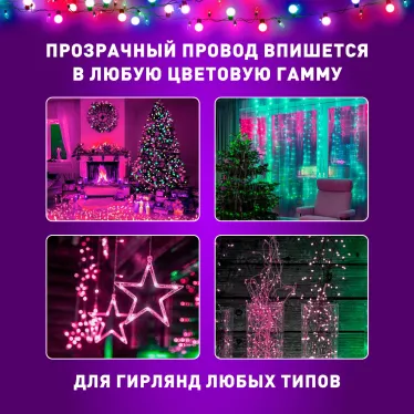Удлинитель для гирлянд, ENIN-3U 220V, IP20, 3м (500/6000)