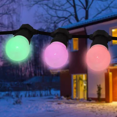 Гирлянда Белт Лайт набор 5 м, ERABL-MK52 10 LED (шаг 50 см), мультиколор, динамич.режим, с