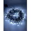 Гирлянда LED Нить Мишура 3,9 м зеленый провод, холодный свет, 220V ENIN - GC