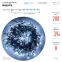 Гирлянда LED Нить Мишура 3,9 м зеленый провод, холодный свет, 220V ENIN - GC