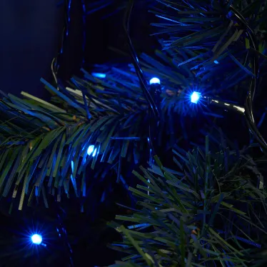 Гирлянда линейная LED синий 2м с контроллером