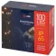 Гирлянда 100LED Бахрома 2м*0,7м, желтый свет, черн. каучук, 220В, IP65 ERAPS-BZ1