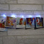 Гирлянда линейная Прищепки LED 2700К 1.8м USB