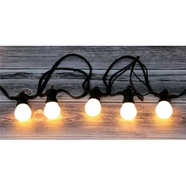 Гирлянда Белт Лайт набор 5 м ERABL-WS5 , 15 LED ламп (шаг 30 см), теплый свет, 220 В, каучук