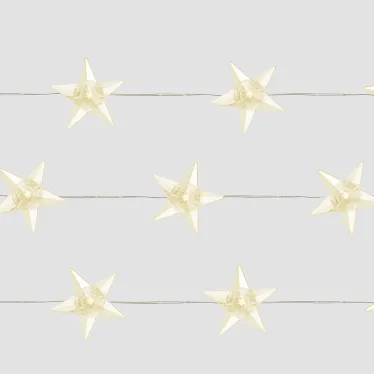 Гирлянда линейная Звездочки LED 2700К 4.5м USB