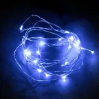 Гирлянда линейная LED синий 2м от батареек