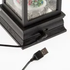 Светильник декоративный новогодний Дед Мороз, теплый белый LED, h 27,5 см, 3*АА, таймер 6 ч, IP20