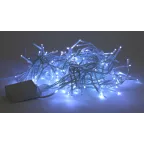 Гирлянда LED Мишура 3 м белый провод, холодный свет, 220V ENIN - WC