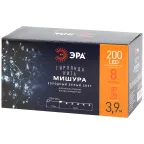 Гирлянда LED Мишура 3 м белый провод, холодный свет, 220V ENIN - WC