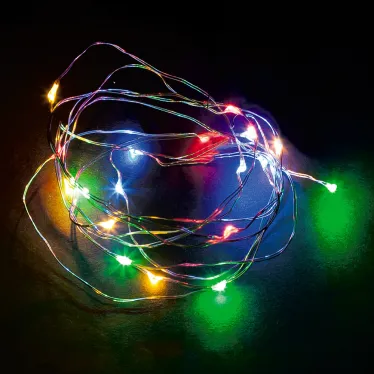 Гирлянда линейная LED мульти 2м от батареек