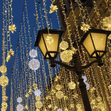 Гирлянда линейная 600LED 3300K 89м+5м зеленый шнур