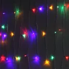 ENOB-2M Гирлянда LED Бахрома 2м*1м мультиколор, 24V, IP44 (80/960) необходим трансформатор Б0041911 приобретается отдельно