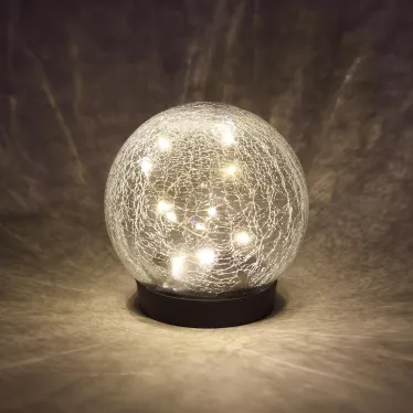 Садовый светильник Шар на солнечной батарее, 15 LED 15 cм ERASF012-24