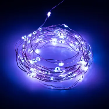 Гирлянда Нить с пультом, RGB, 10 м, 220 V, с таймер, с музыкой, с упр. через моб. прилож., длина провод ЕGNIG - PU-1