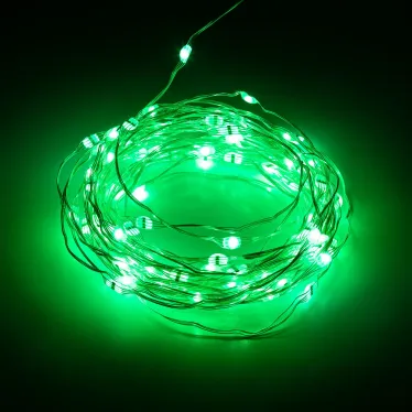 Гирлянда Нить с пультом, RGB, 10 м, 220 V, с таймер, с музыкой, с упр. через моб. прилож., длина провод ЕGNIG - PU-1
