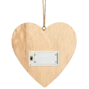 Новогодний декоративный светильник Сердце, 9*10 см, 4 LED, 2*ААА ENGDS-5L