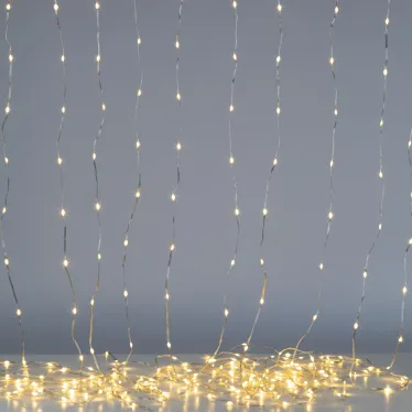 Гирлянда Занавес Водопад теплый белый, 3*2,8 м, 280 LED, IP20 ENIN-300WL