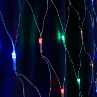 Гирлянда сеть LED мультиколор 3х2.7м