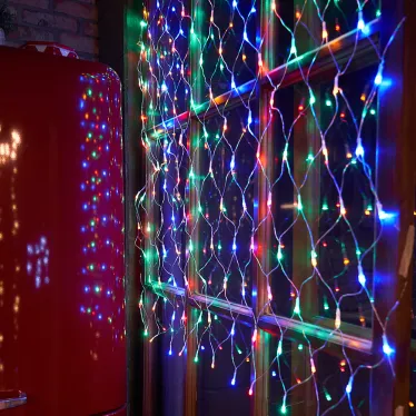 Гирлянда сеть LED мультиколор 3х2.7м