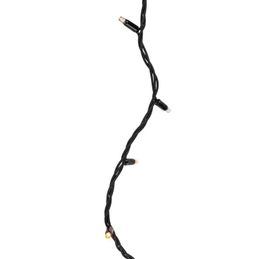 Гирлянда 30LED Нить 3 м,желтый свет, черн. каучук, 220В, IP65 ERAPS-NZ1