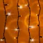 Гирлянда 600LED Занавес 3м*2м, желтый свет,черн. каучук, 220В, IP65 ERAPS-Z