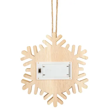 Новогодний декоративный светильник Снежинка, 15*15 см, 6 LED, 2*ААА ENGDS-6L