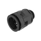 Муфта труба-коробка DN 17мм М20х1.5 полиамид черная