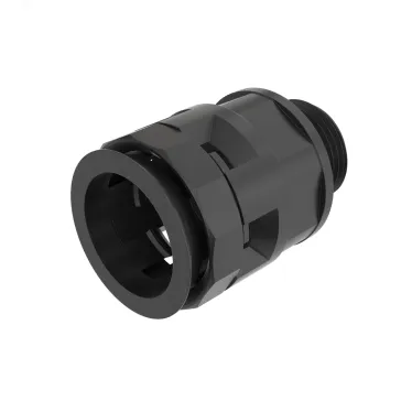 Муфта труба-коробка DN 17мм М20х1.5 полиамид черная