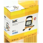 Прожектор светодиодный СДО 06-20П переносной 6500К IP65 черный IEK