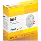 Светильник светодиодный ДПБ 2006 12Вт IP20 4000К круг белый IEK
