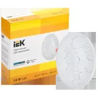 Светильник светодиодный ДПБ 2009 18Вт IP20 4000К круг белый IEK