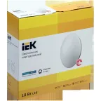 Светильник LED ДПБ 1002 18Вт IP20 4000K круг белый IEK