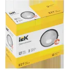 Светильник НПП1301 черный/круг 60Вт IP54 IEK