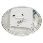 Светильник светодиодный SPB-1-12-MWS (W) IP54 12Вт 4000К 960лм круг 180х80 БЕЛ с датч. движ. (20/300)