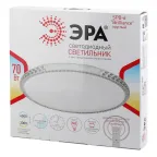 Светильник потолочный светодиодный Классик с ДУ SPB-6-70-RC R Brilliance 70Вт 3000-6500К 5950Лм круглый ЭРА