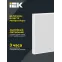 LIGHTING PRO Светильник светодиодный ДВО 1201A 40Вт 5000К IP54 595х595мм микропризма БАП 3ч IEK