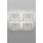 Светильник потолочный светодиодный Nikki 6112-106 104 Вт LED 2800К - 6200К модерн с пультом Rivoli (Б0060852)