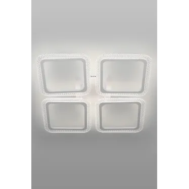 Светильник потолочный светодиодный Nikki 6112-106 104 Вт LED 2800К - 6200К модерн с пультом Rivoli (Б0060852)