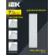 LIGHTING PRO Светильник светодиодный ДВО 1031 45Вт 5000К IP40 1195х180мм микропризма IEK
