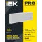 LIGHTING PRO Светильник светодиодный ДВО 1011 18Вт 3000К IP40 595х180мм микропризма IEK