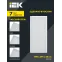 LIGHTING PRO Светильник светодиодный ДВО 1071 18Вт 6500К IP40 595х295мм микропризма IEK