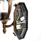 Светильник НБУ-60w вверх Е27 IP44 черное золото