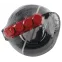 Удлинитель силовой UK-4e-3x1,5-50m-IP44(KG) с заземлением 4 розетки каучук 50м КГ 3х1,5мм2 IP44