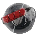 Удлинитель силовой UK-4e-3x1,5-50m-IP44(KG) с заземлением 4 розетки каучук 50м КГ 3х1,5мм2 IP44